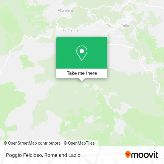 Poggio Felcioso map