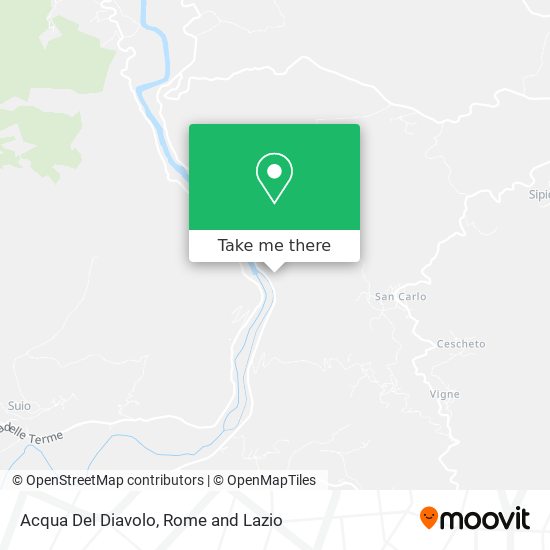 Acqua Del Diavolo map