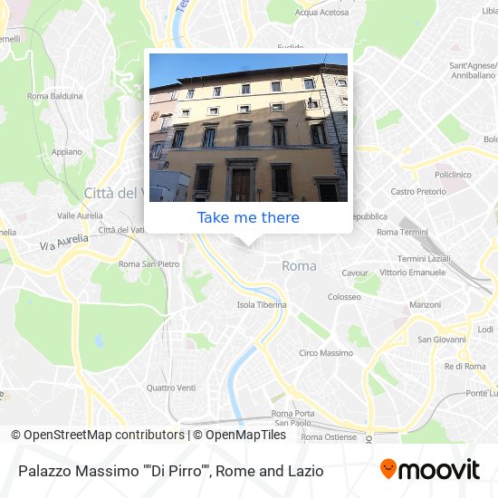 Palazzo Massimo ""Di Pirro"" map