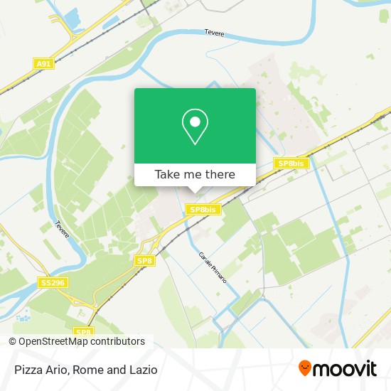 Pizza Ario map