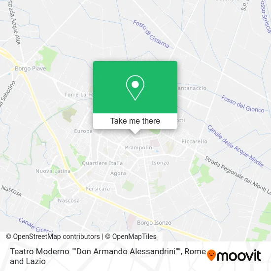 Modern Theater "Don Armando Alessandrini" map