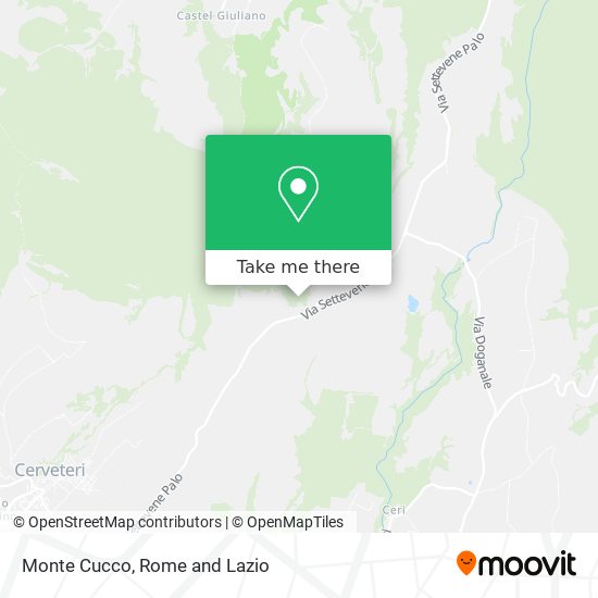 Monte Cucco map