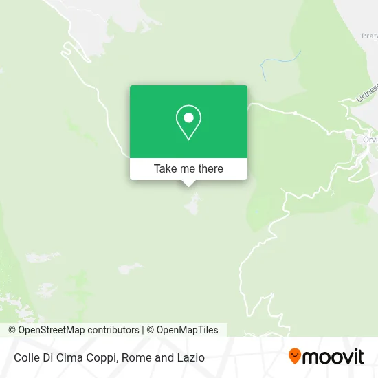 Colle Di Cima Coppi map