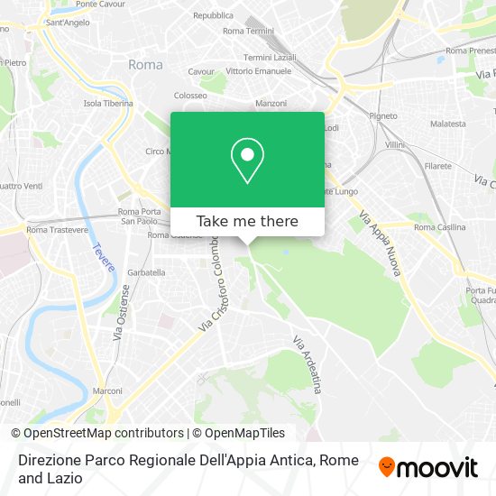 Direzione Parco Regionale Dell'Appia Antica map