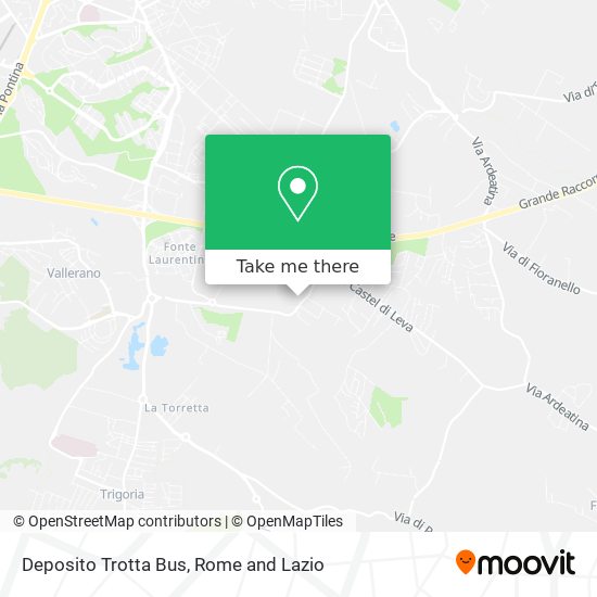 Deposito Trotta Bus map