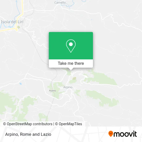Arpino map