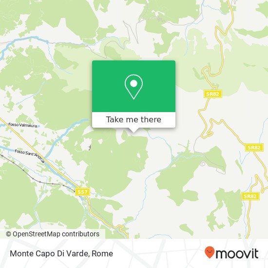 Monte Capo Di Varde map