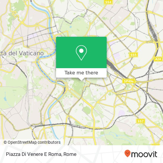 Piazza Di Venere E Roma map
