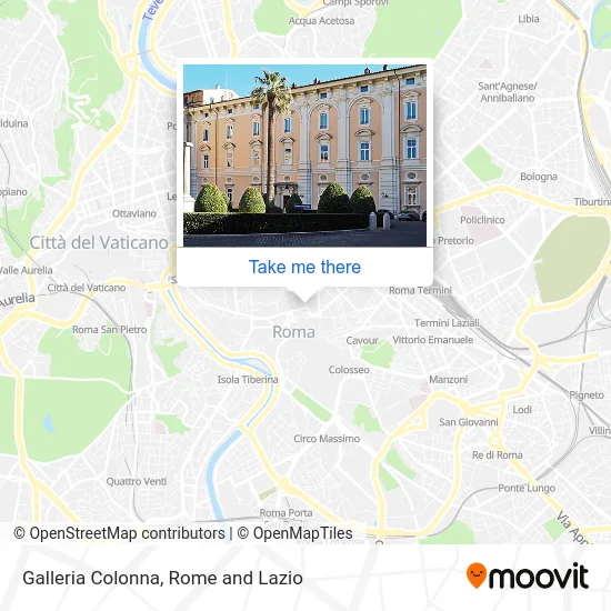 Colonna Gallery map
