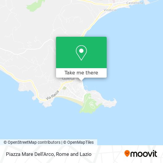 Piazza Mare Dell'Arco map
