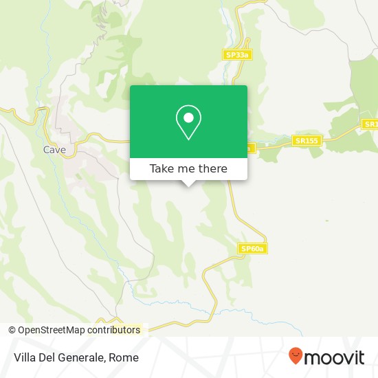 Villa Del Generale map