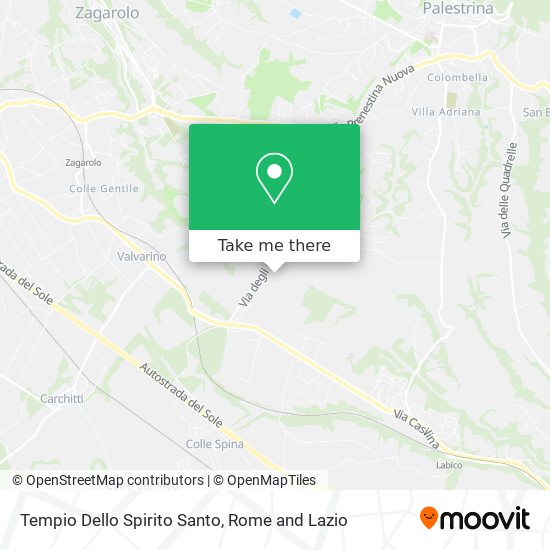 Tempio Dello Spirito Santo map