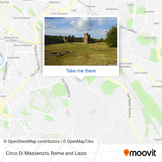 Massenzio Circus map