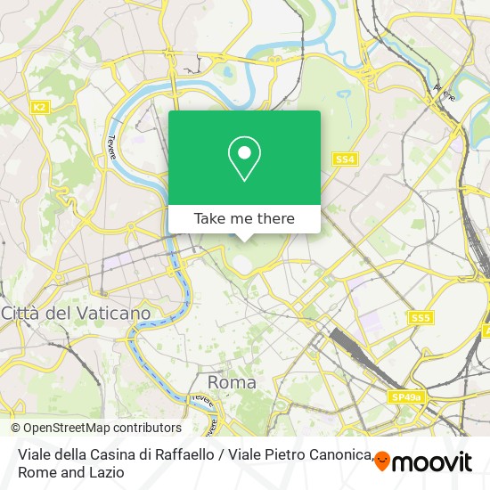 Viale della Casina di Raffaello / Viale Pietro Canonica map