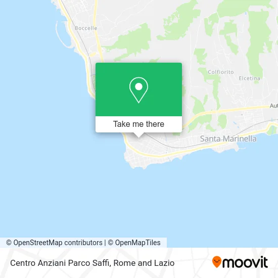 Saffi Park Senior Center map