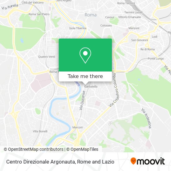 Centro Direzionale Argonauta map