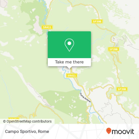 Campo Sportivo map