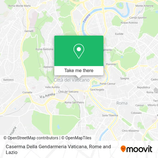 Caserma Della Gendarmeria Vaticana map