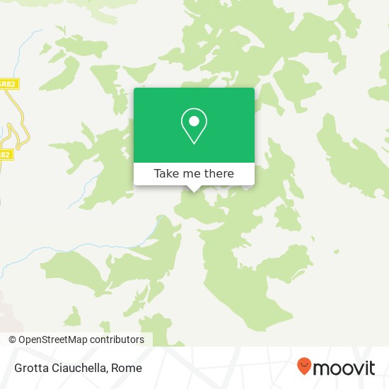 Grotta Ciauchella map