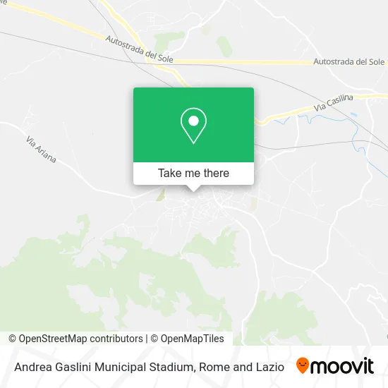 Andrea Gaslini Municipal Stadium map