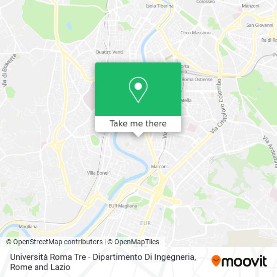 Università Roma Tre - Dipartimento Di Ingegneria map