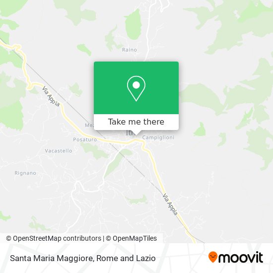 Santa Maria Maggiore map