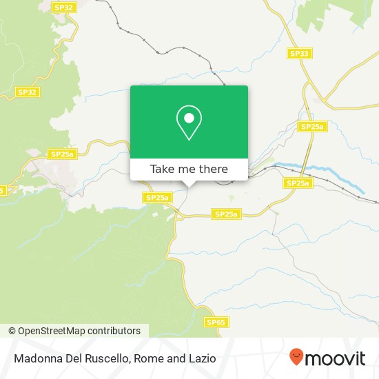 Madonna Del Ruscello map