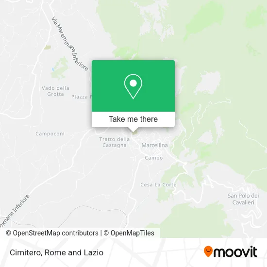 Cimitero map