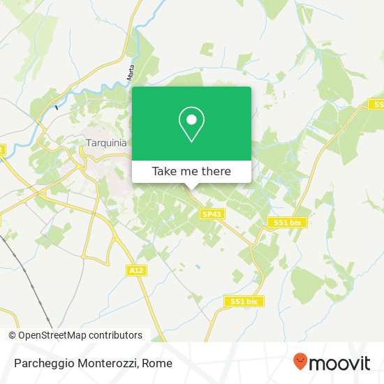 Parcheggio Monterozzi map