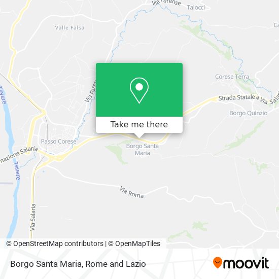 Borgo Santa Maria map