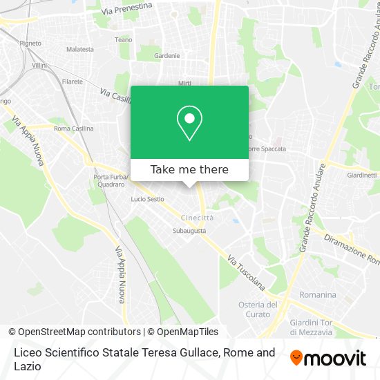 Liceo Scientifico Statale Teresa Gullace map