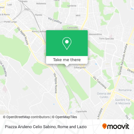 Piazza Aruleno Celio Sabino map