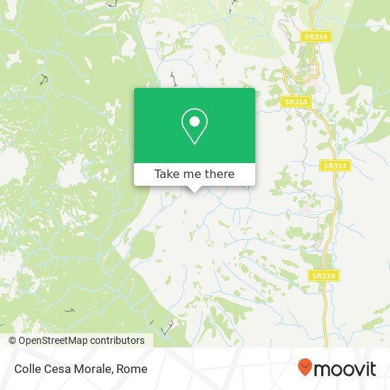 Colle Cesa Morale map