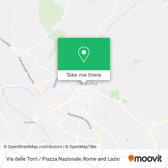 Via delle Torri / Piazza Nazionale map