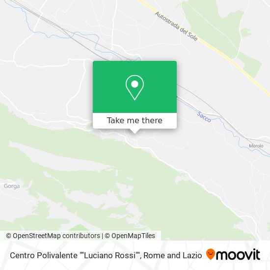 Centro Polivalente ""Luciano Rossi"" map