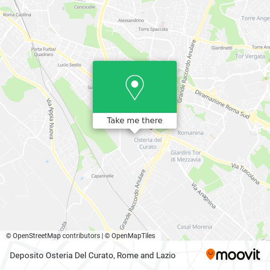Deposito Osteria Del Curato map