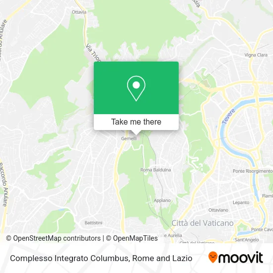 Complesso Integrato Columbus map