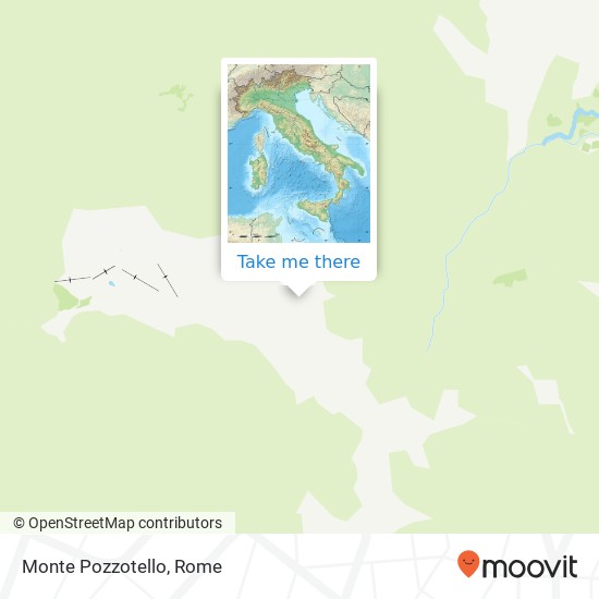 Monte Pozzotello map