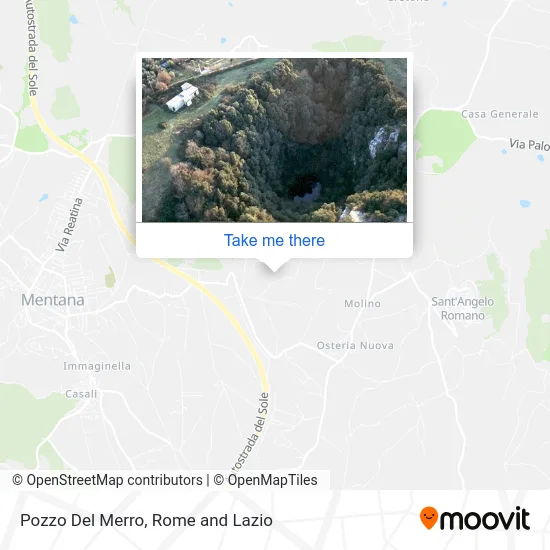 Pozzo Del Merro map