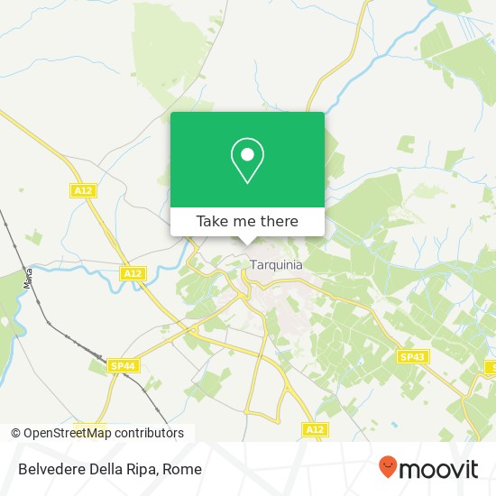 Belvedere Della Ripa map