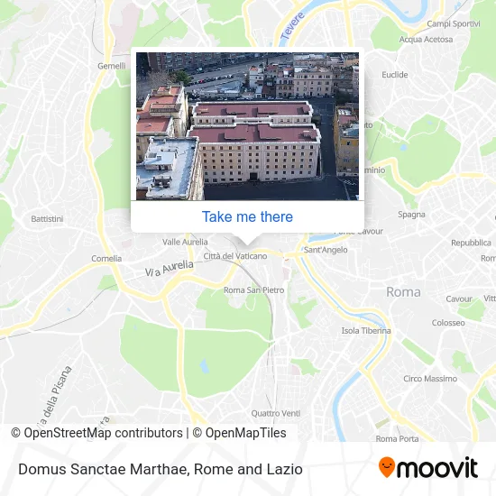 Saint Martha's House map