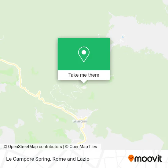 Le Campore Spring map