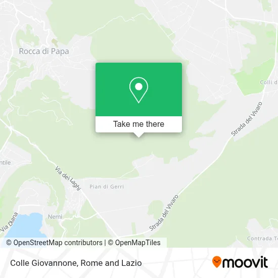 Colle Giovannone map