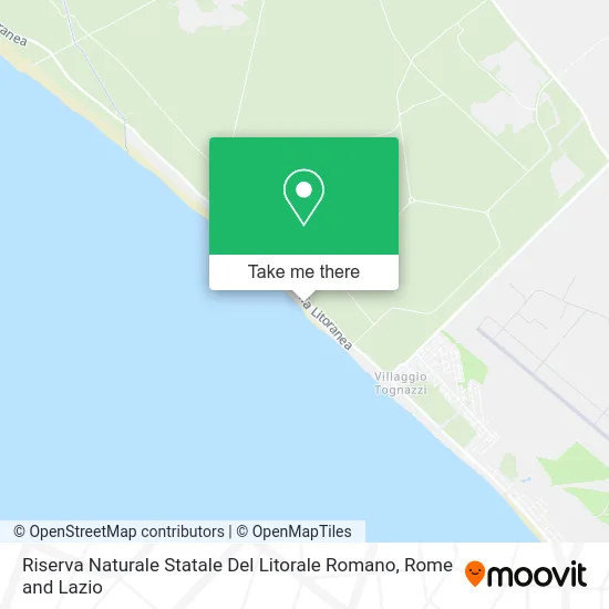 Roman Coast State Nature Reserve map