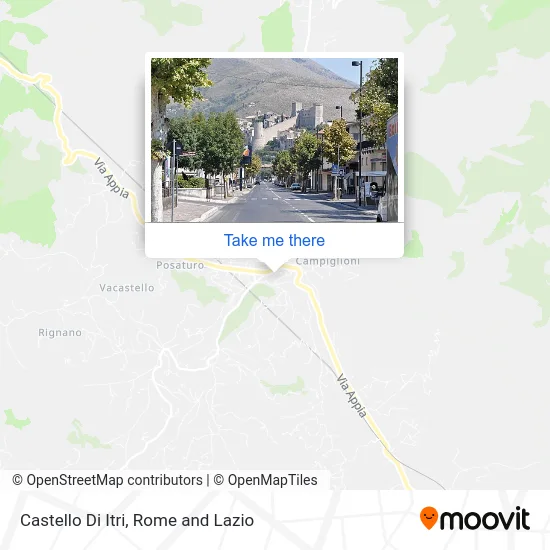 Castello Di Itri map