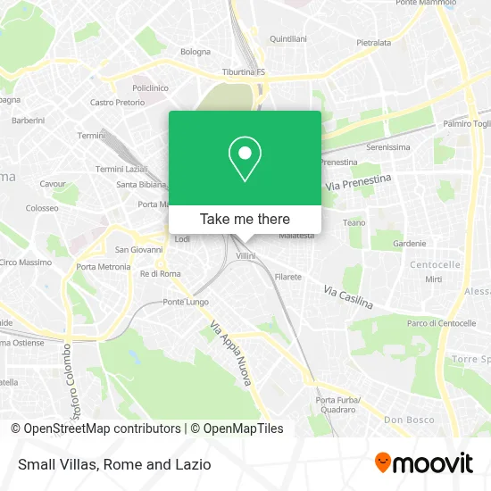 Small Villas map