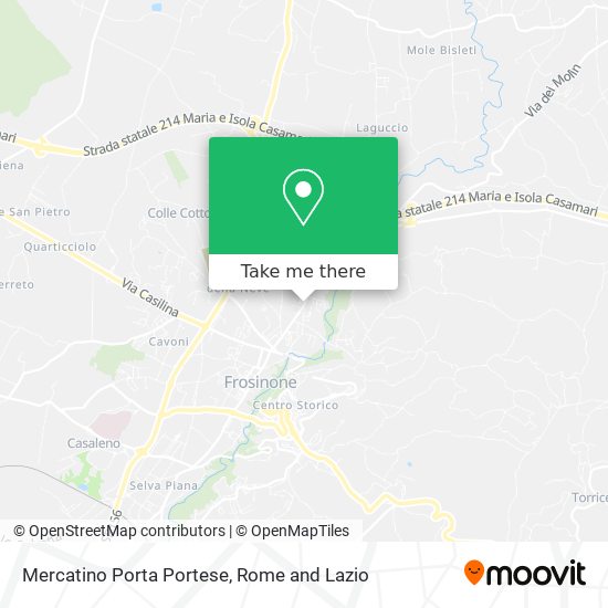 Mercatino Porta Portese map