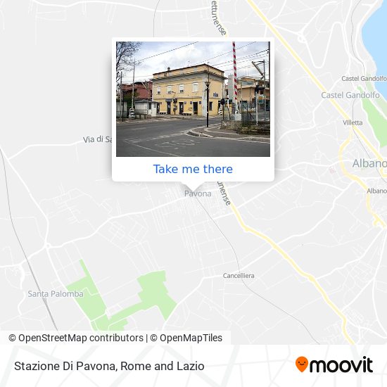Stazione Di Pavona map