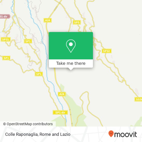 Colle Raponaglia map