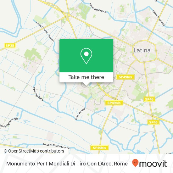 Monumento Per I Mondiali Di Tiro Con L'Arco map